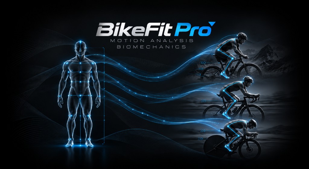 Identidade visual BikeFit Pro — Motion Analysis Biomechanics